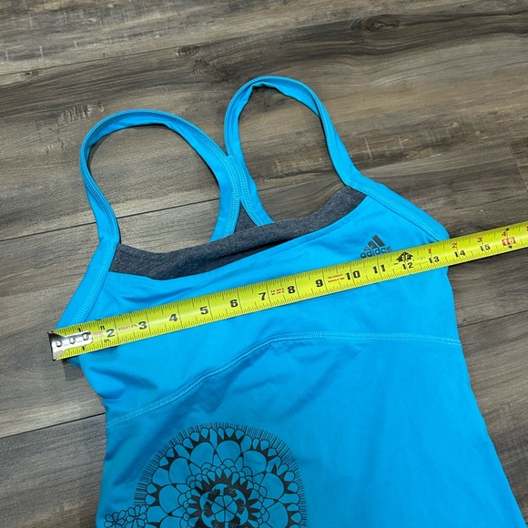 Adidas Blue Graphic Tank Top - Picture 6 of 7